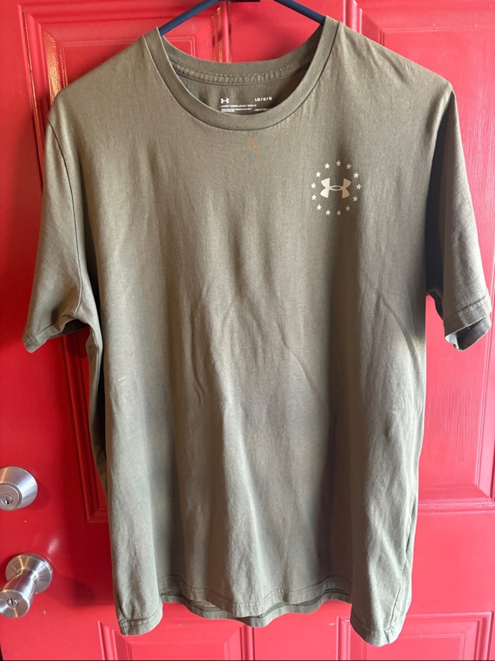 Under Armour Freedom Short Sleeve Loose T-Shirt - Camo Olive Green